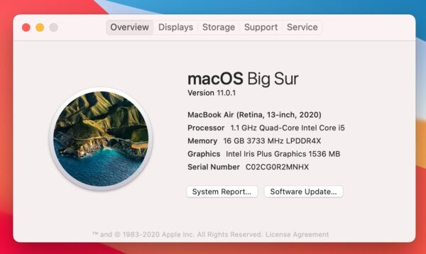 macOS Big Sur 11.2.2