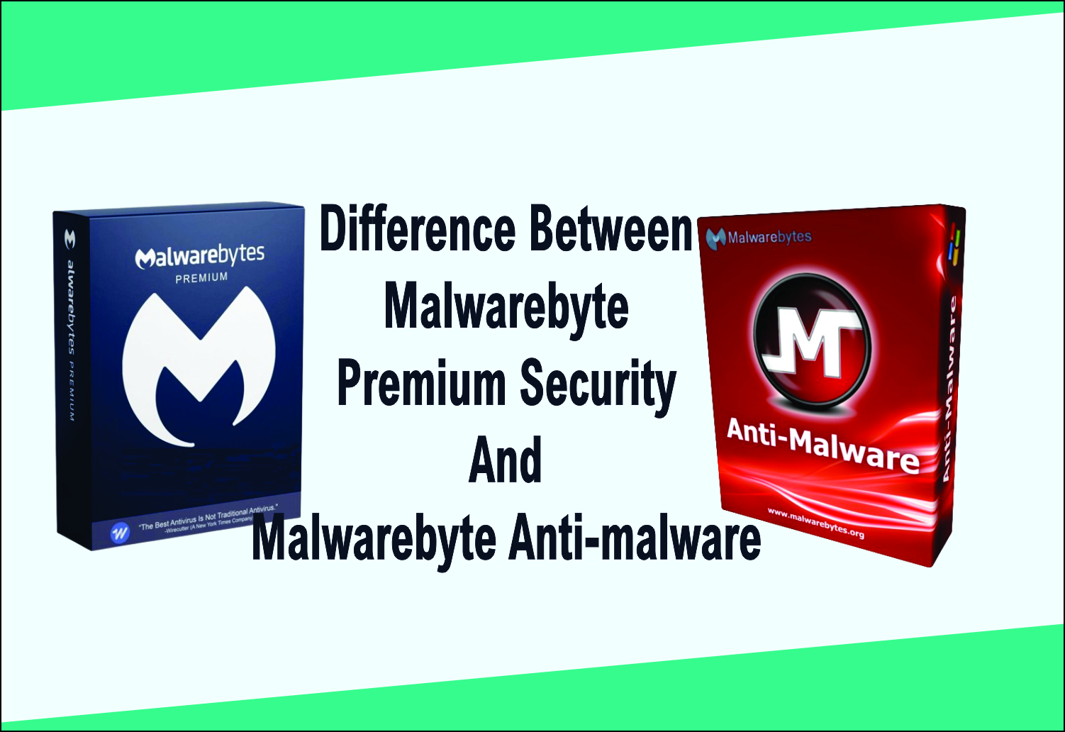 Difference Between Malwarebytes Premium Security And Malwarebytes Anti-Malware.