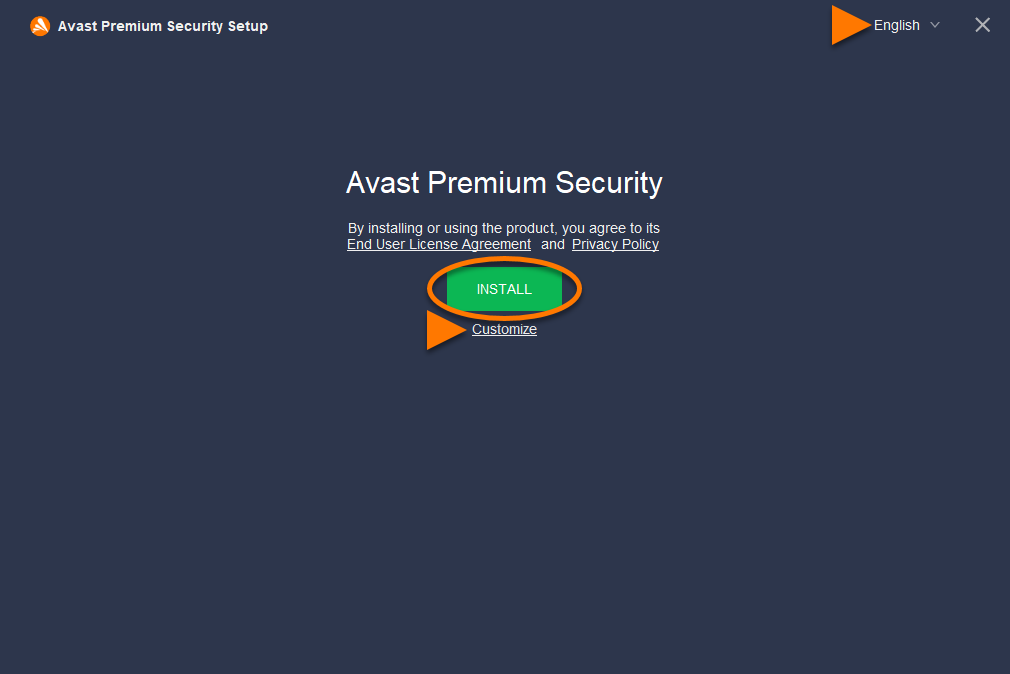 How to Install and Activate Avast Premium Security Step1