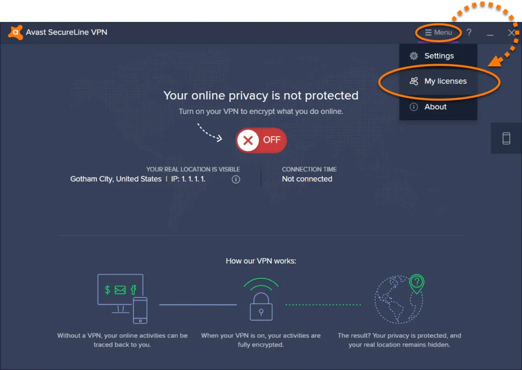 How to Install and Activate Avast SecureLine VPN Step 10