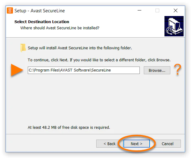 How to Install and Activate Avast SecureLine VPN Step 5