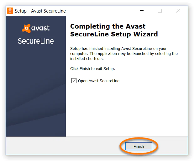 How to Install and Activate Avast SecureLine VPN Step 8