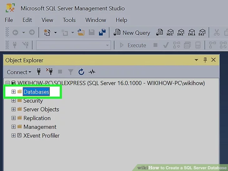 How to Create a SQL Server Database Step 3