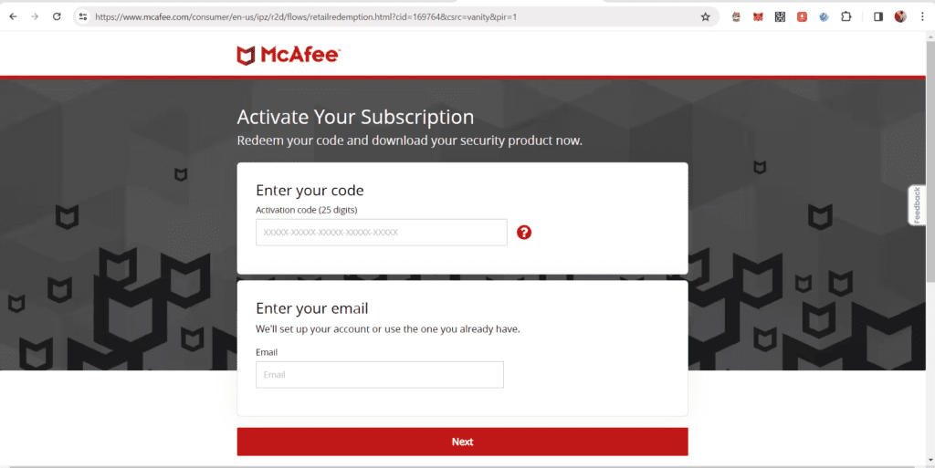 HOW TO ACTIVATE MCAFEE